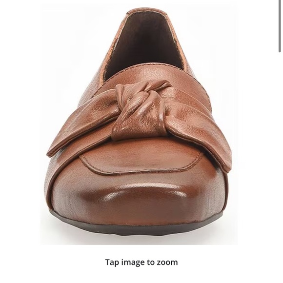 EUC Born Carrine Bow Detail Leather Slip On Loafers size 8 - Picture 9 of 15